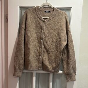 Amazon Women's Tan Cardigan Sweater